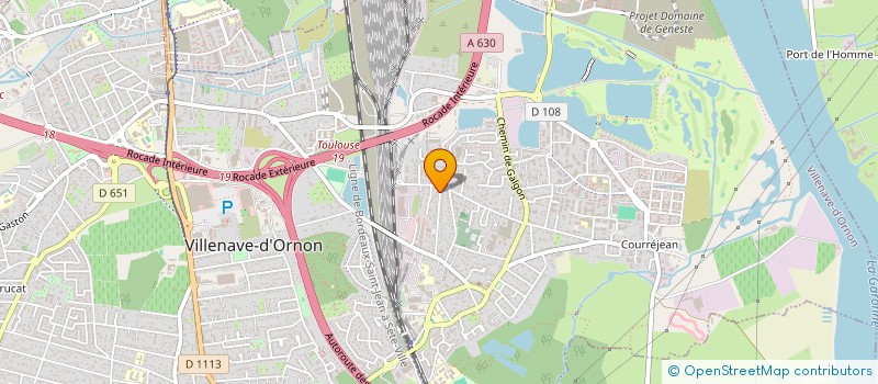 localisation de l'entreprise ASSOCIATION ESPERANCE CLEDAN (AEC)  VILLENAVE-D'ORNON