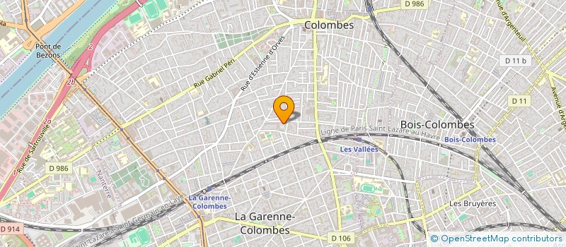 localisation de l'entreprise ASSOCIATION ESPOIR à COLOMBES