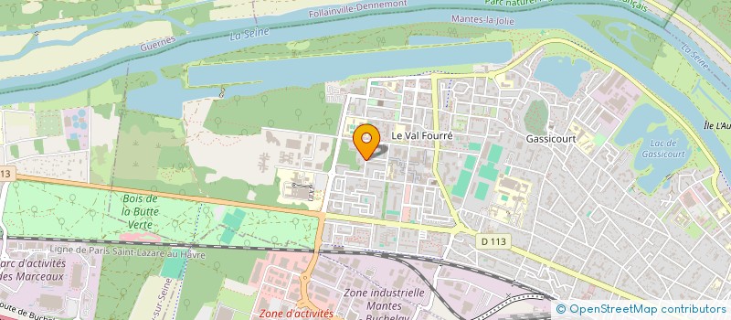 localisation de l'entreprise ASSOCIATION ESPOIR  MANTES-LA-JOLIE