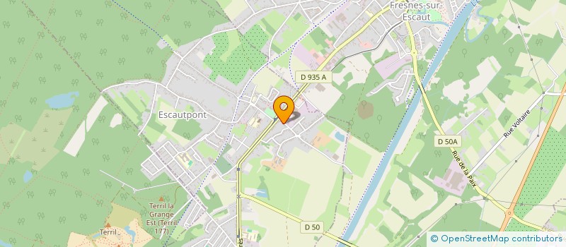 localisation de l'entreprise ASSOCIATION ESPOIR AVENIR à FRESNES-SUR-ESCAUT