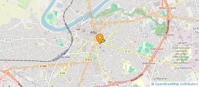 localisation de l'entreprise ASSOCIATION ESPOIR ET VIE à ALBI