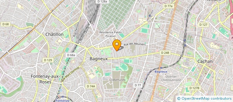 localisation de l'entreprise ASSOCIATION ESPOIR PARTITION à BAGNEUX