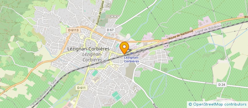 localisation de l'entreprise ASSOCIATION ESPOIR POUR LE DEVELOPPEMENT DU BASSIN EL QARMOUD à LEZIGNAN-CORBIERES