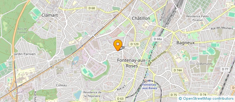 localisation de l'entreprise ASSOCIATION ESPOIR POUR LES FAMILLES AFRICAINES à FONTENAY-AUX-ROSES