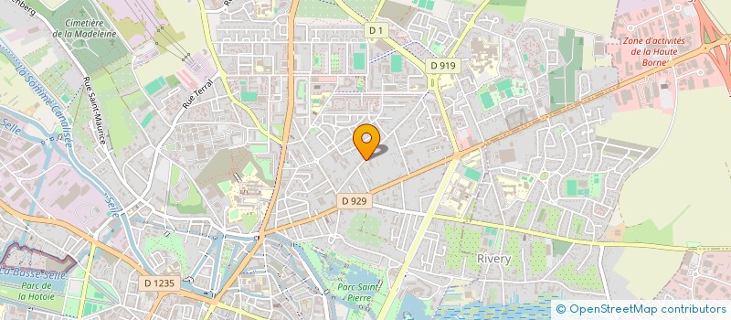 localisation de l'entreprise ASSOCIATION ESPOIR SOCIAL à AMIENS
