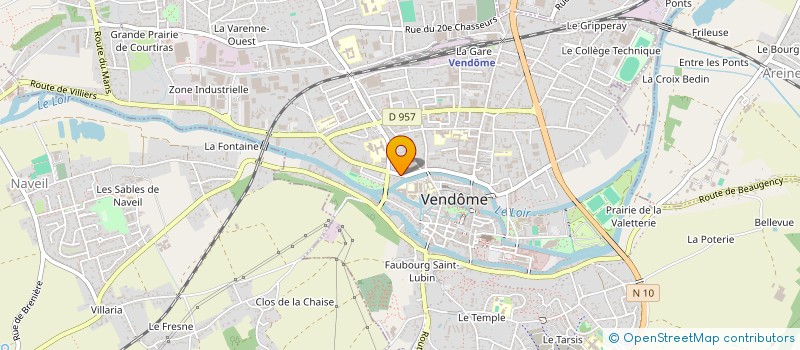 localisation de l'entreprise ASSOCIATION ESPOIR VALLEE DU LOIR - SAVS à VENDOME