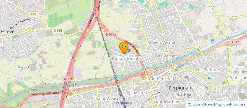 localisation de l'entreprise ASSOCIATION ESPOIRS SPORTIF  PERPIGNAN