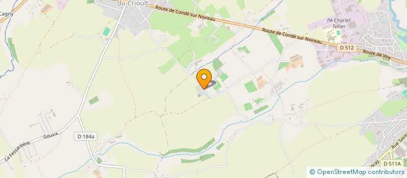 localisation de l'entreprise ASSOCIATION ESPRIT DE LA MAIN VIDE DE BERNIERES-LE-PATRY  CONDE-EN-NORMANDIE