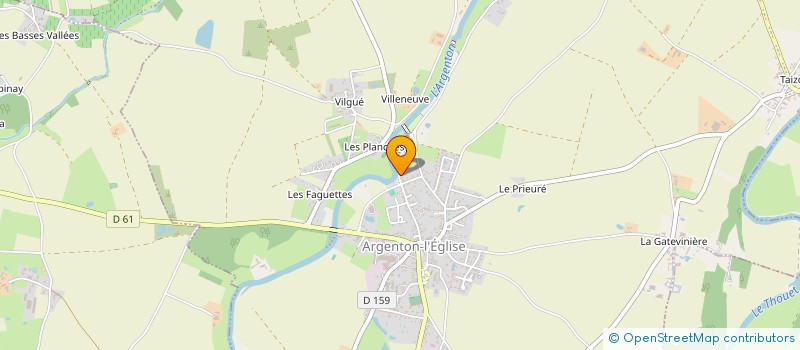 localisation de l'entreprise ASSOCIATION ESPRIT JEUNE  LORETZ-D'ARGENTON