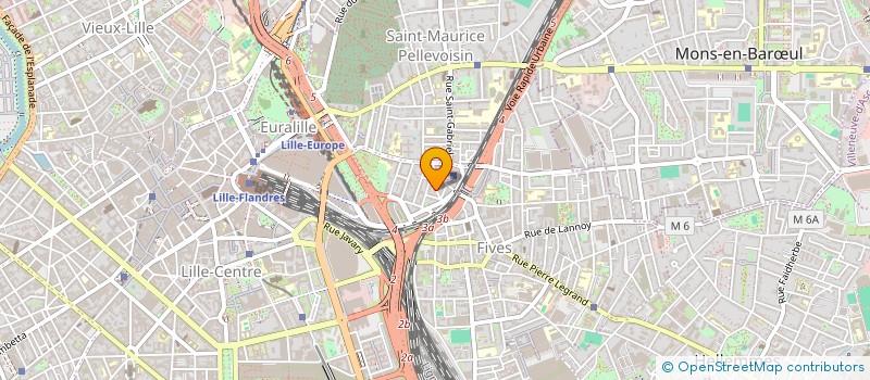 localisation de l'entreprise ASSOCIATION ESQUISSE à LILLE