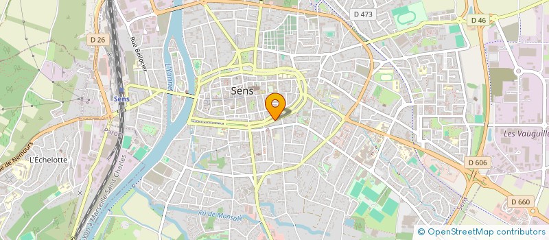 localisation de l'entreprise ASSOCIATION ESSAI à SENS