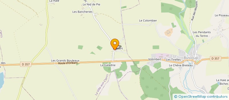 localisation de l'entreprise ASSOCIATION ESSERTINAGES à LA VILLE-AUX-CLERCS