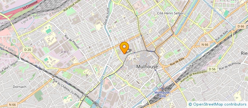 localisation de l'entreprise ASSOCIATION ESTRO  MULHOUSE