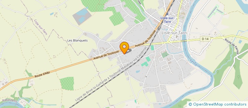 localisation de l'entreprise ASSOCIATION ET COMPAGNIE ADIBA KARVAN à LISLE-SUR-TARN