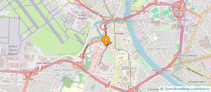 localisation de l'entreprise ASSOCIATION ET SYNDICAT DE PRESSE HANDI-PRESSE INFO à TOULOUSE