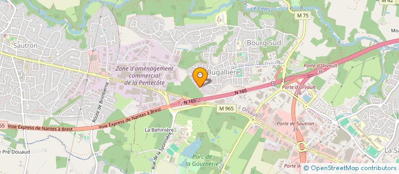 localisation de l'entreprise ASSOCIATION ET VIE DANSE à ORVAULT