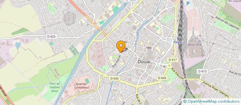 localisation de l'entreprise ASSOCIATION ETAPE à DOUAI
