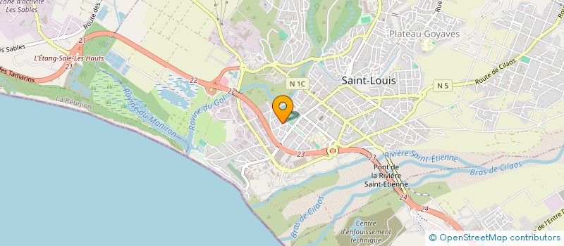 localisation de l'entreprise ASSOCIATION ETINCELLE MUSIKALE à SAINT-LOUIS