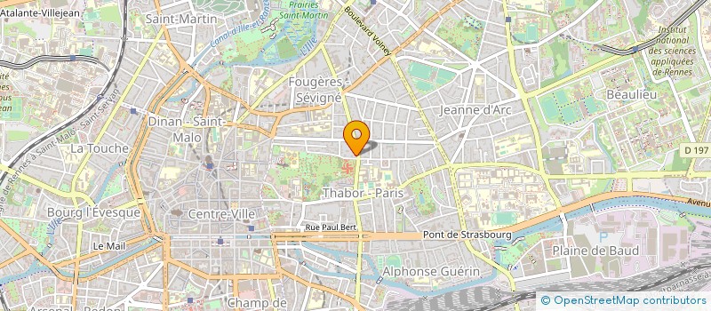 localisation de l'entreprise ASSOCIATION ETOFFES ET STYLES à RENNES