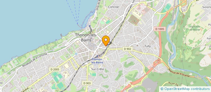 localisation de l'entreprise ASSOCIATION ETOILE CYCLISTE DU LEMAN à THONON-LES-BAINS