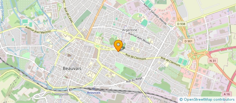 localisation de l'entreprise ASSOCIATION ETOILE DE SOI  BEAUVAIS