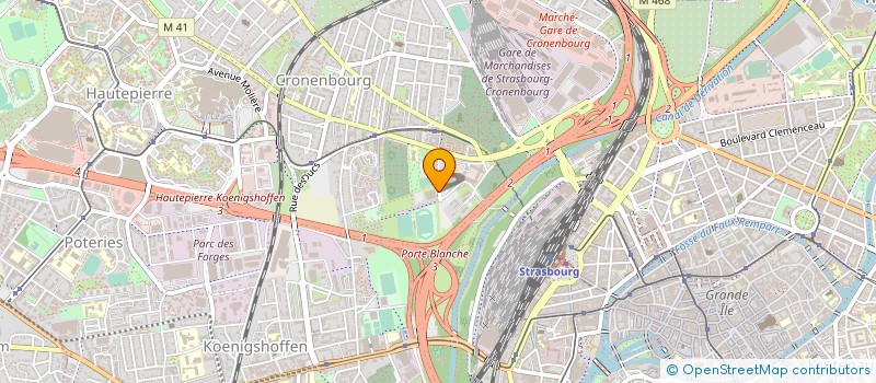 localisation de l'entreprise ASSOCIATION ETOILE NOIRE à STRASBOURG