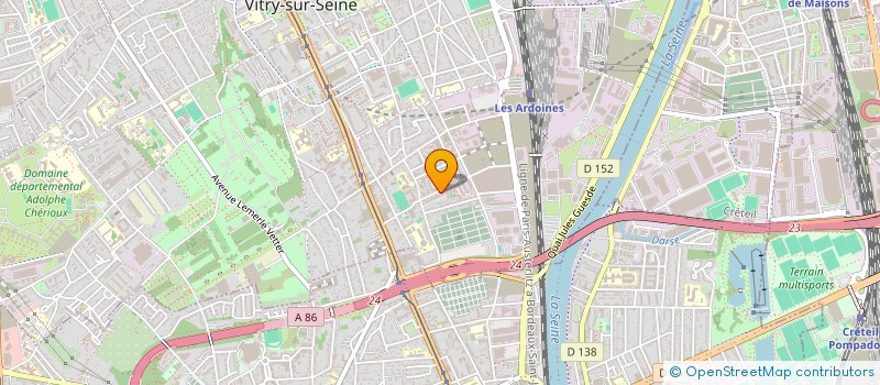 localisation de l'entreprise ASSOCIATION ETOILES DES ANTILLES à VITRY-SUR-SEINE