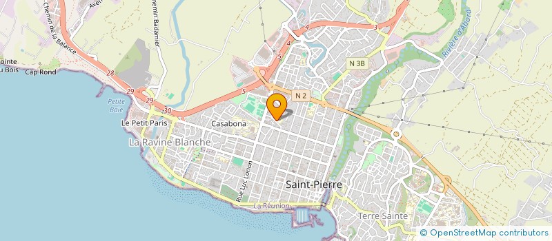 localisation de l'entreprise ASSOCIATION ETRE 4 à SAINT-PIERRE