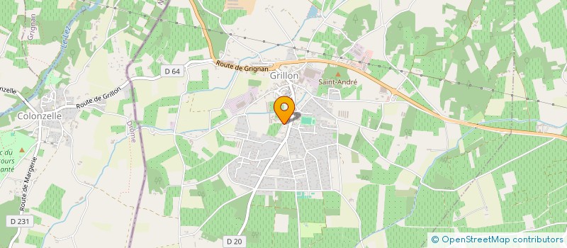 localisation de l'entreprise ASSOCIATION ETRE à VALREAS
