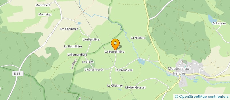 localisation de l'entreprise ASSOCIATION ETRE ET GRANDIR à MOUTIERS-AU-PERCHE