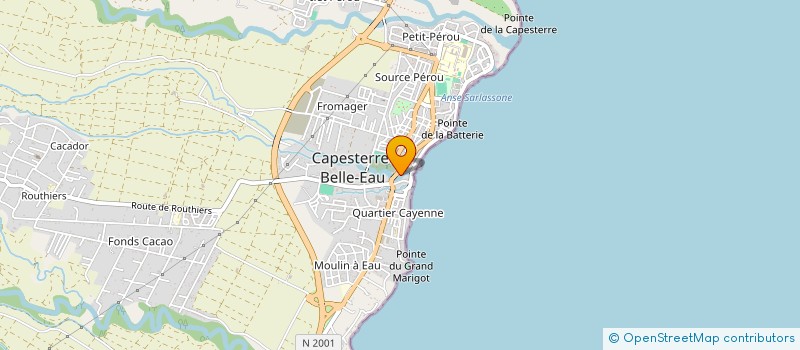 localisation de l'entreprise ASSOCIATION ETRE MIEUX à CAPESTERRE-BELLE-EAU