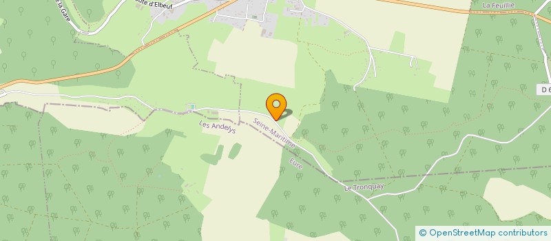 localisation de l'entreprise ASSOCIATION ETRIER DU VAL AUX RENES  CROISY-SUR-ANDELLE