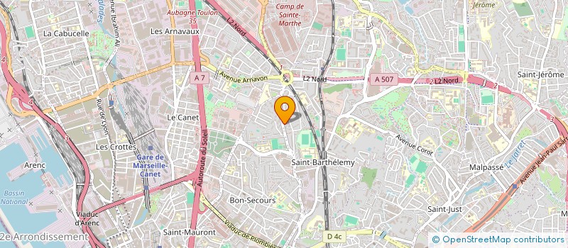localisation de l'entreprise ASSOCIATION ETUDES TECH AUDIO VISU à MARSEILLE