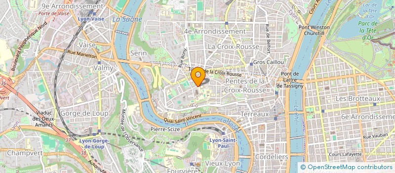 localisation de l'entreprise ASSOCIATION ETUDES VOYAGES ET CULTURES à LYON