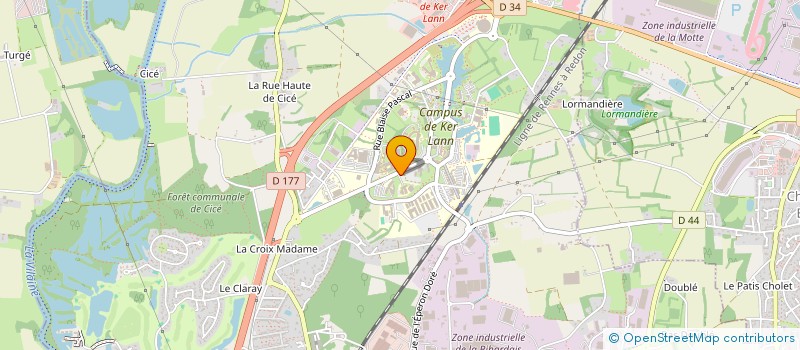 localisation de l'entreprise ASSOCIATION ETUDIANTE D'EVENEMENTIEL TECHNIQUE EN SONORISATION ET ECLAIRAGE COM'SONO UNILASALLE RENNES à BRUZ