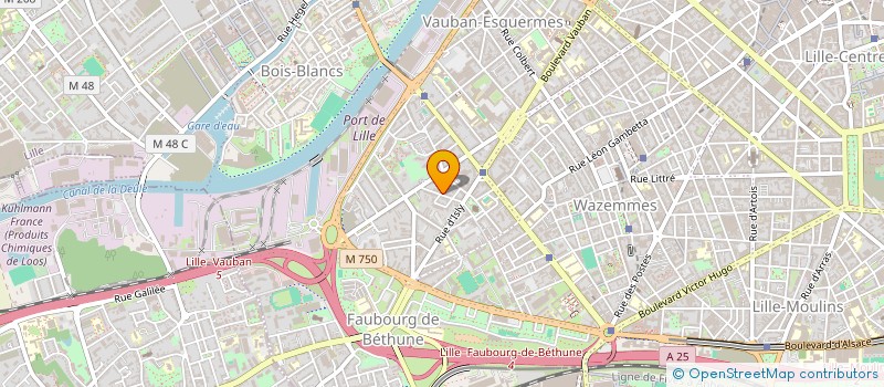 localisation de l'entreprise ASSOCIATION ETUDIANTE DE L'ECOLE EUROPEENNE SUPERIEURE EN TRAVAIL SOCIAL DE LILLE ( A3ESTS) à LILLE