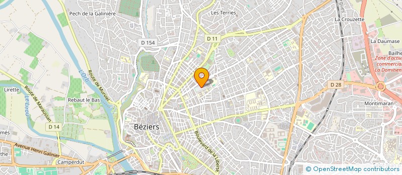 localisation de l'entreprise ASSOCIATION ETUDIANTE DE L'IUT DE BEZIERS à BEZIERS