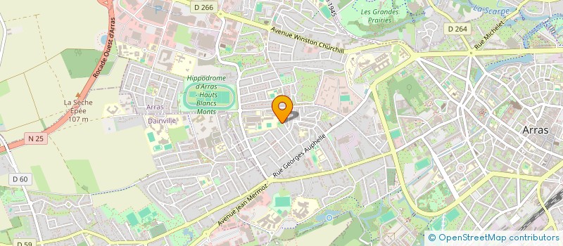 localisation de l'entreprise ASSOCIATION ETUDIANTE LE CARON à ARRAS