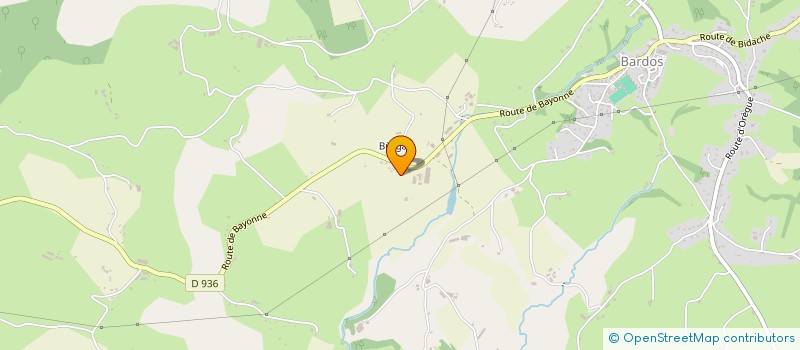 localisation de l'entreprise ASSOCIATION ETXEA  BARDOS