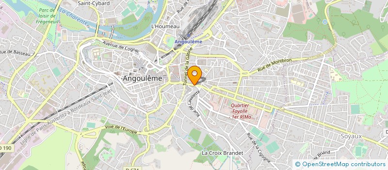 localisation de l'entreprise ASSOCIATION EUREKA à ANGOULEME