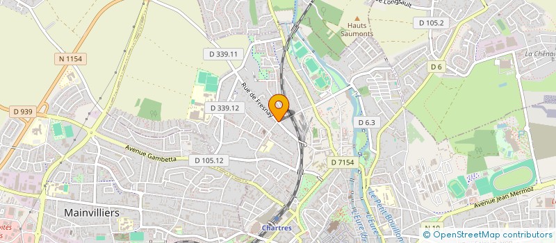 localisation de l'entreprise ASSOCIATION EURELIENNE D'HISTOIRE DU XXE SIECLE  CHARTRES