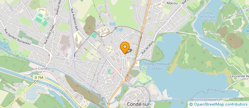 localisation de l'entreprise ASSOCIATION EUROFORME  CONDE-SUR-L'ESCAUT