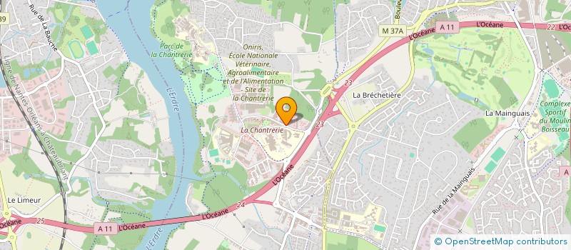 localisation de l'entreprise ASSOCIATION EUROMATERIAUX à NANTES