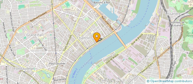 localisation de l'entreprise ASSOCIATION EUROP SPORT  BORDEAUX