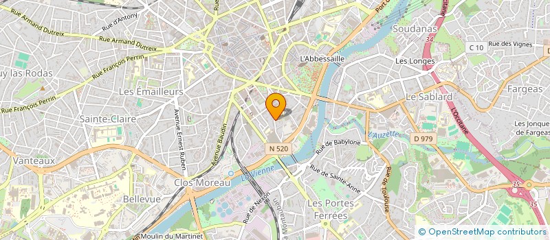 localisation de l'entreprise ASSOCIATION EUROPA à LIMOGES