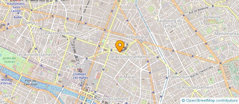 localisation de l'entreprise ASSOCIATION EUROPA -HBJOC  PARIS