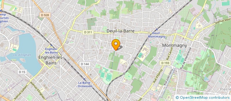 localisation de l'entreprise ASSOCIATION EUROPE AVENTURE  DEUIL-LA-BARRE