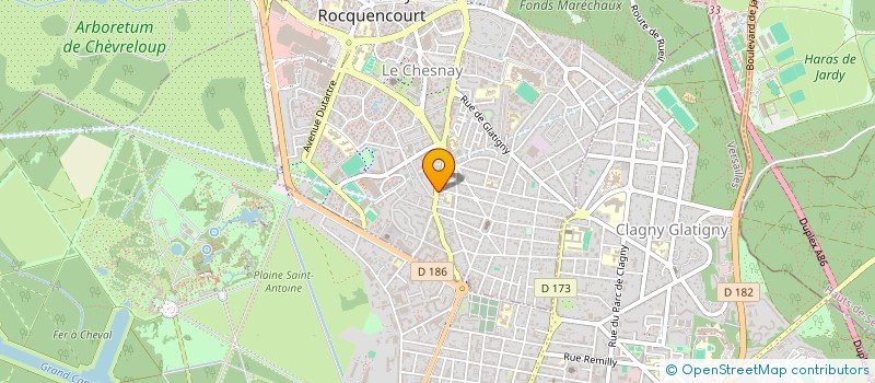 localisation de l'entreprise ASSOCIATION EUROPEENNE DES JUMELAGES LE CHESNAY-ROCQUENCOURT  LE CHESNAY-ROCQUENCOURT