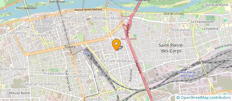 localisation de l'entreprise ASSOCIATION EUROPEENNE DU PERROQUET à TOURS