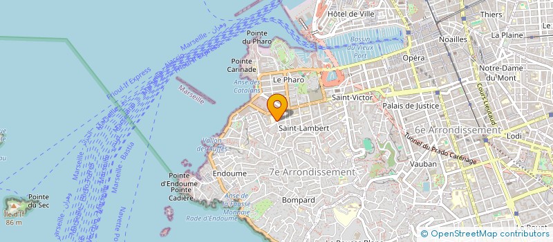 localisation de l'entreprise ASSOCIATION EUROPEENNE FRANCE ROUMANIE 1989 MNEMOSYNE à MARSEILLE